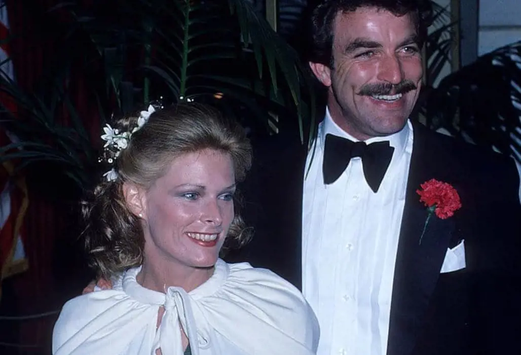 Jacqueline Ray with her then husband Tom Selleck 