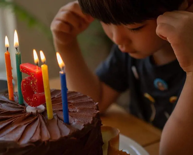 Tyrus celebrating his fifth birthday on APRIL 16, 2020.
