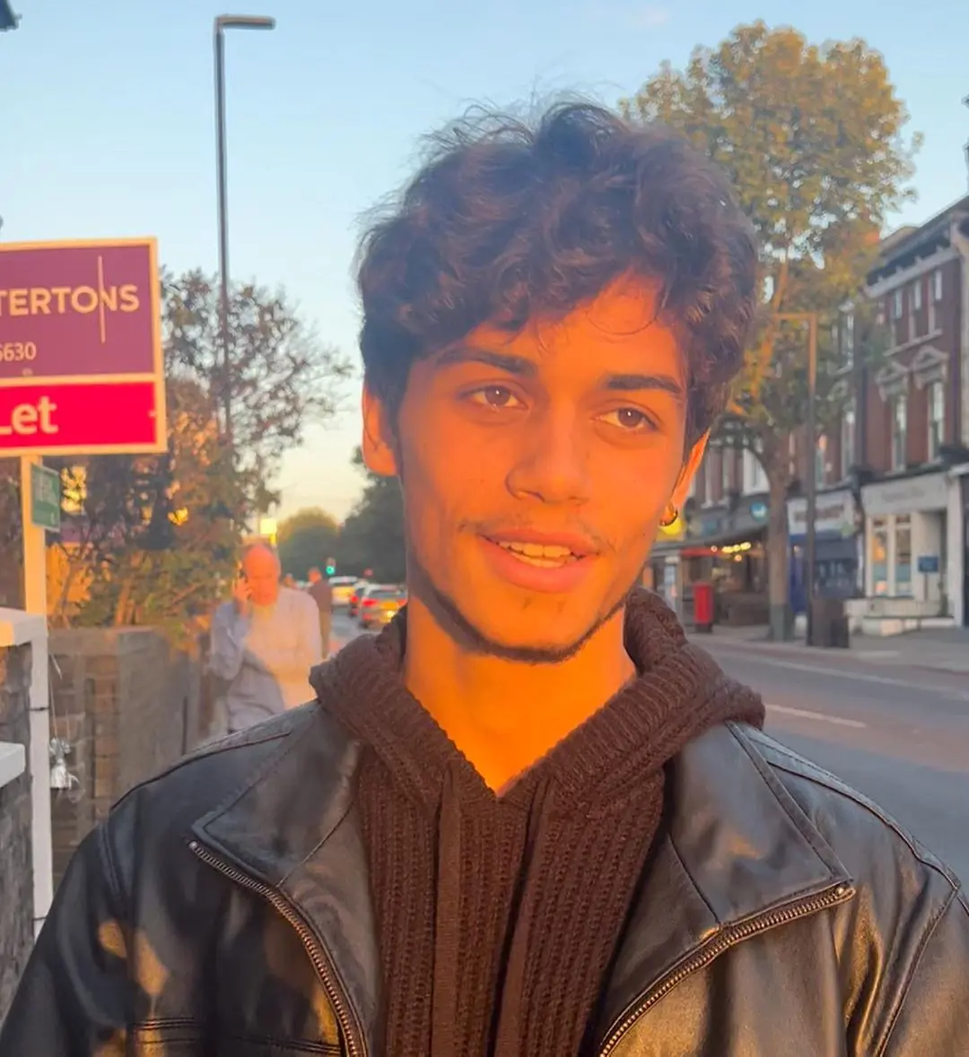 Harris J on the streets of London, United Kingdom in October